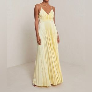 A.L.C. Aries Satin Pleated Dress Size 6